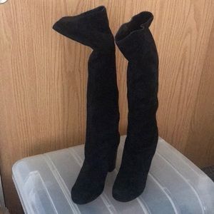 Dolce Vita Black Suede Boots. Size 7M